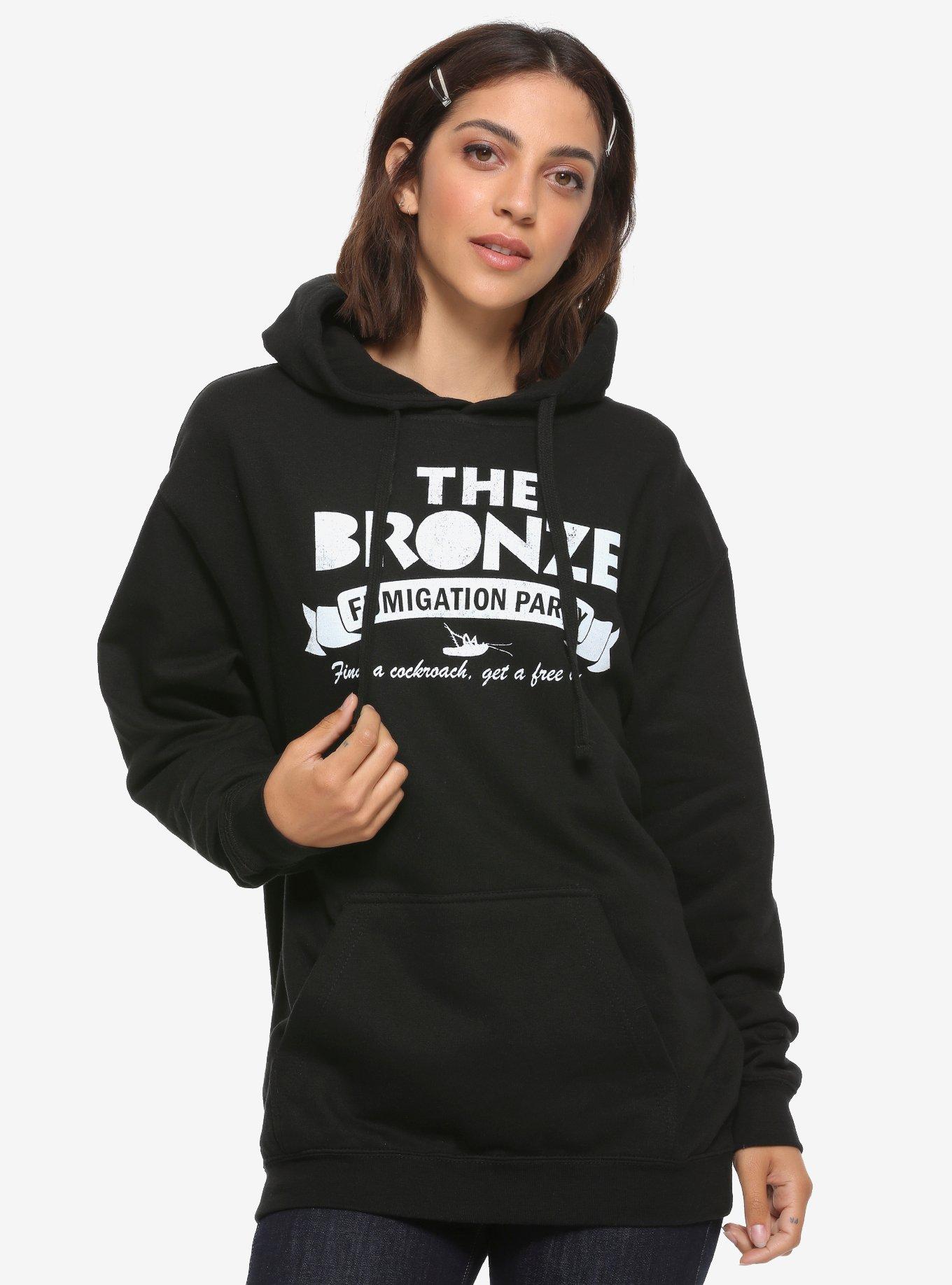 Buffy The Vampire Slayer The Bronze Fumigation Party Girls Hoodie, WHITE, hi-res