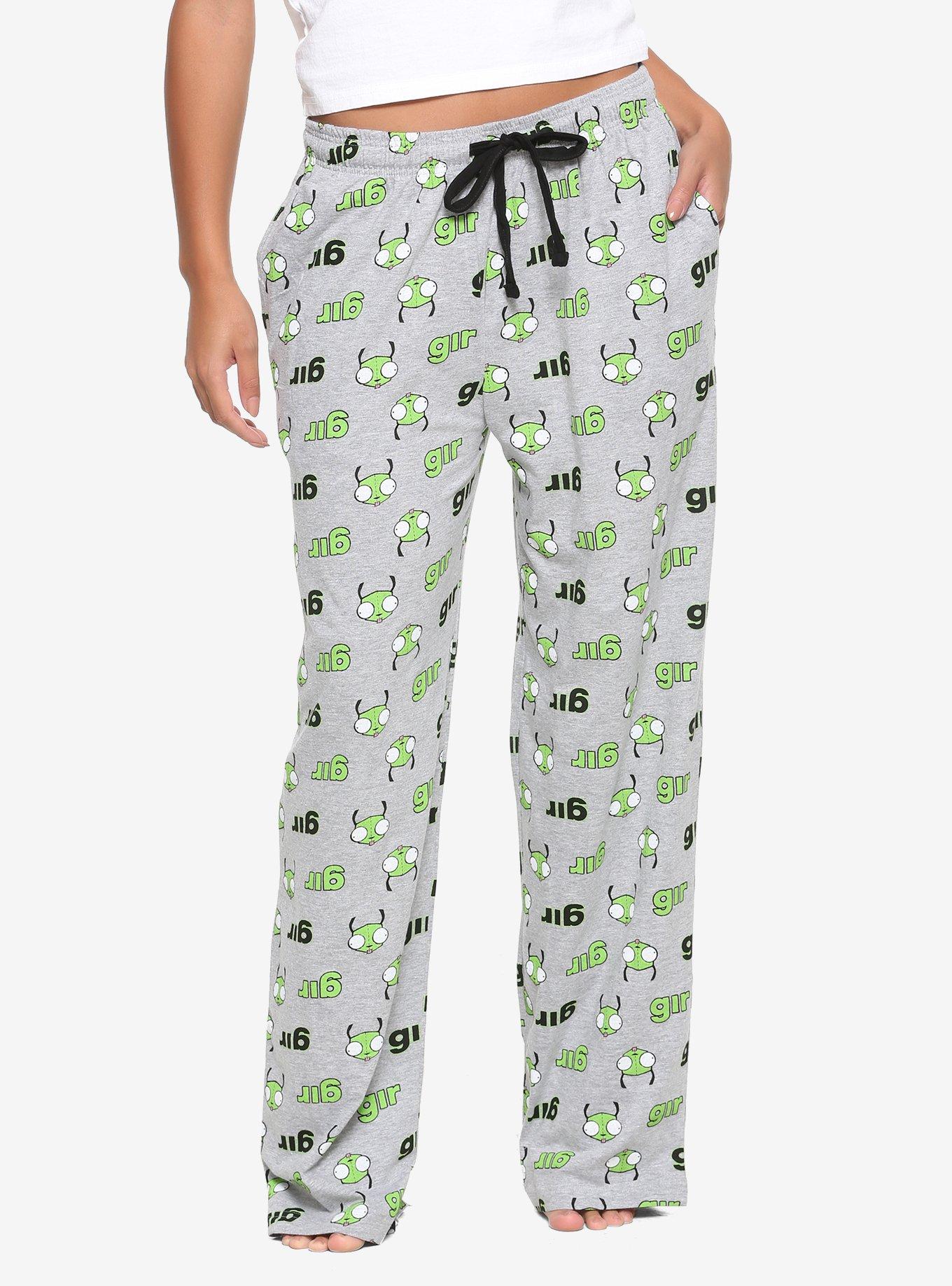 Invader Zim GIR Sleep Pants, GREY, hi-res