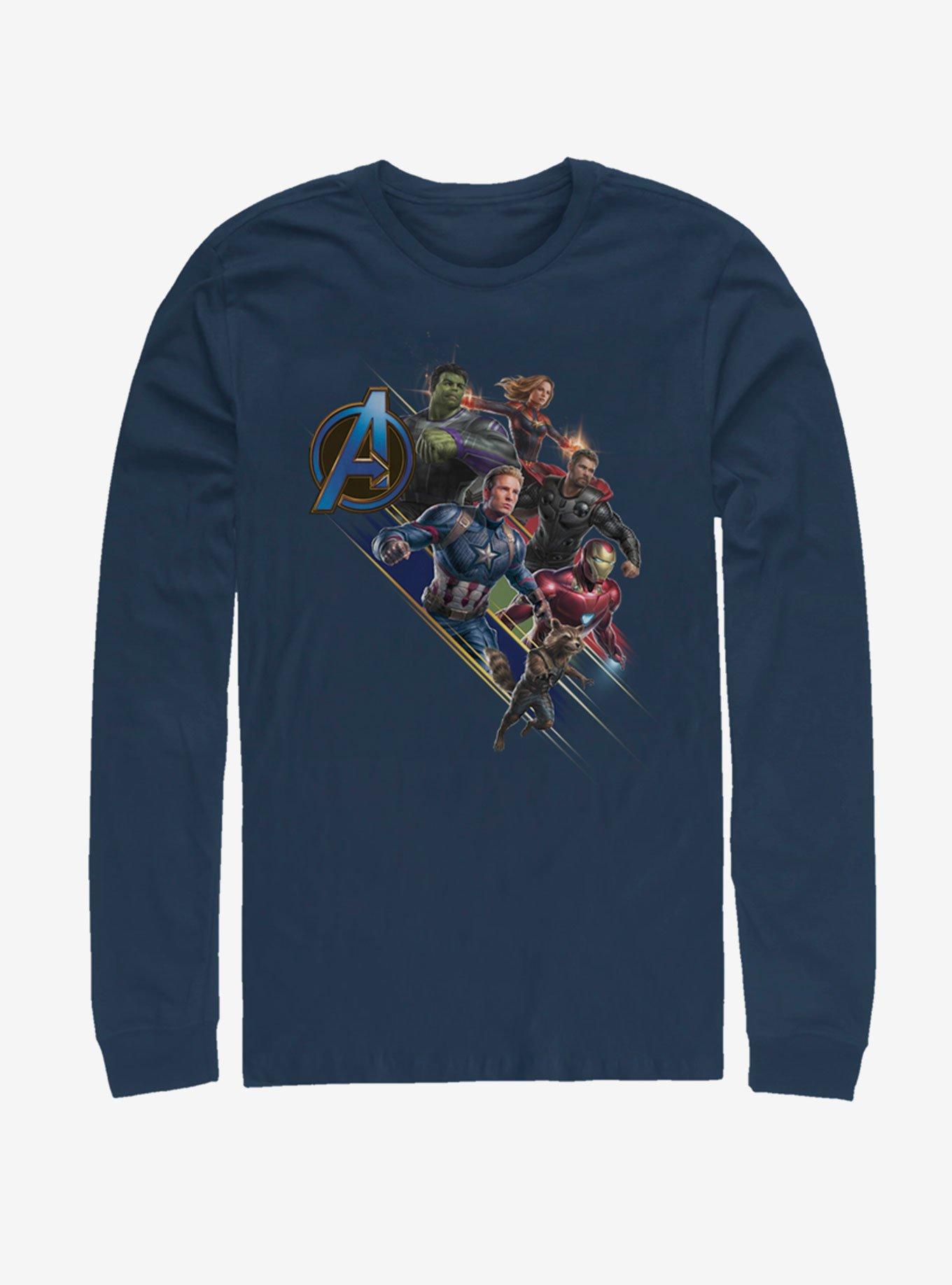 Marvel Avengers: Endgame Angled Shot Long Sleeve T-Shirt, , hi-res