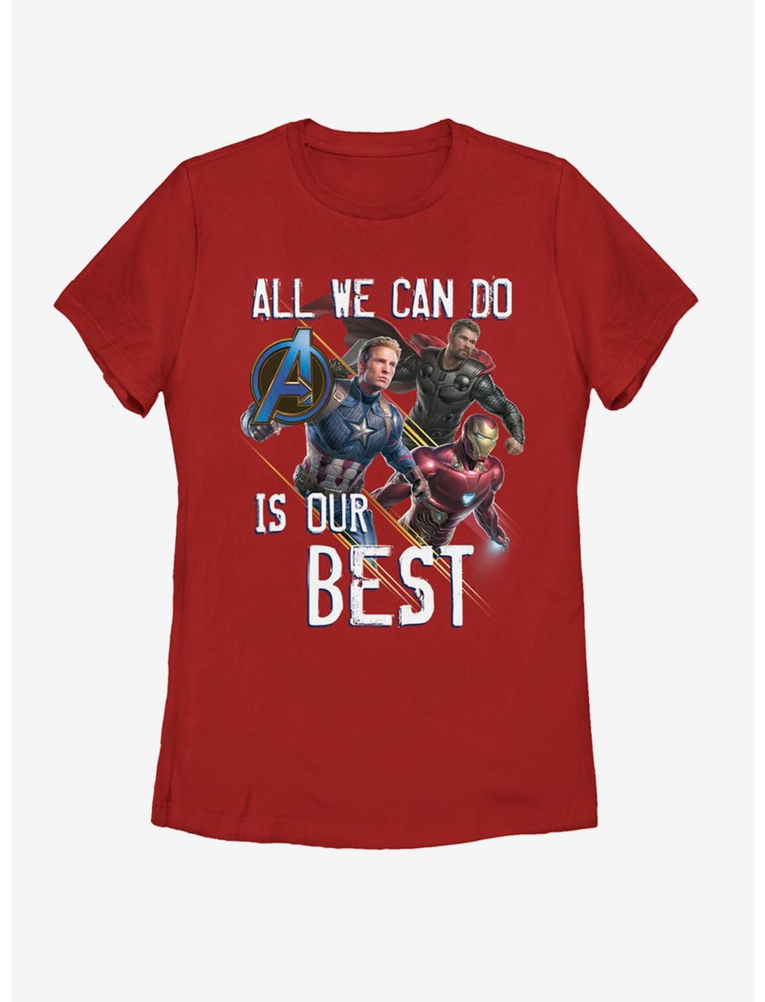 Marvel Avengers: Endgame Our Best Womens T-Shirt, RED, hi-res