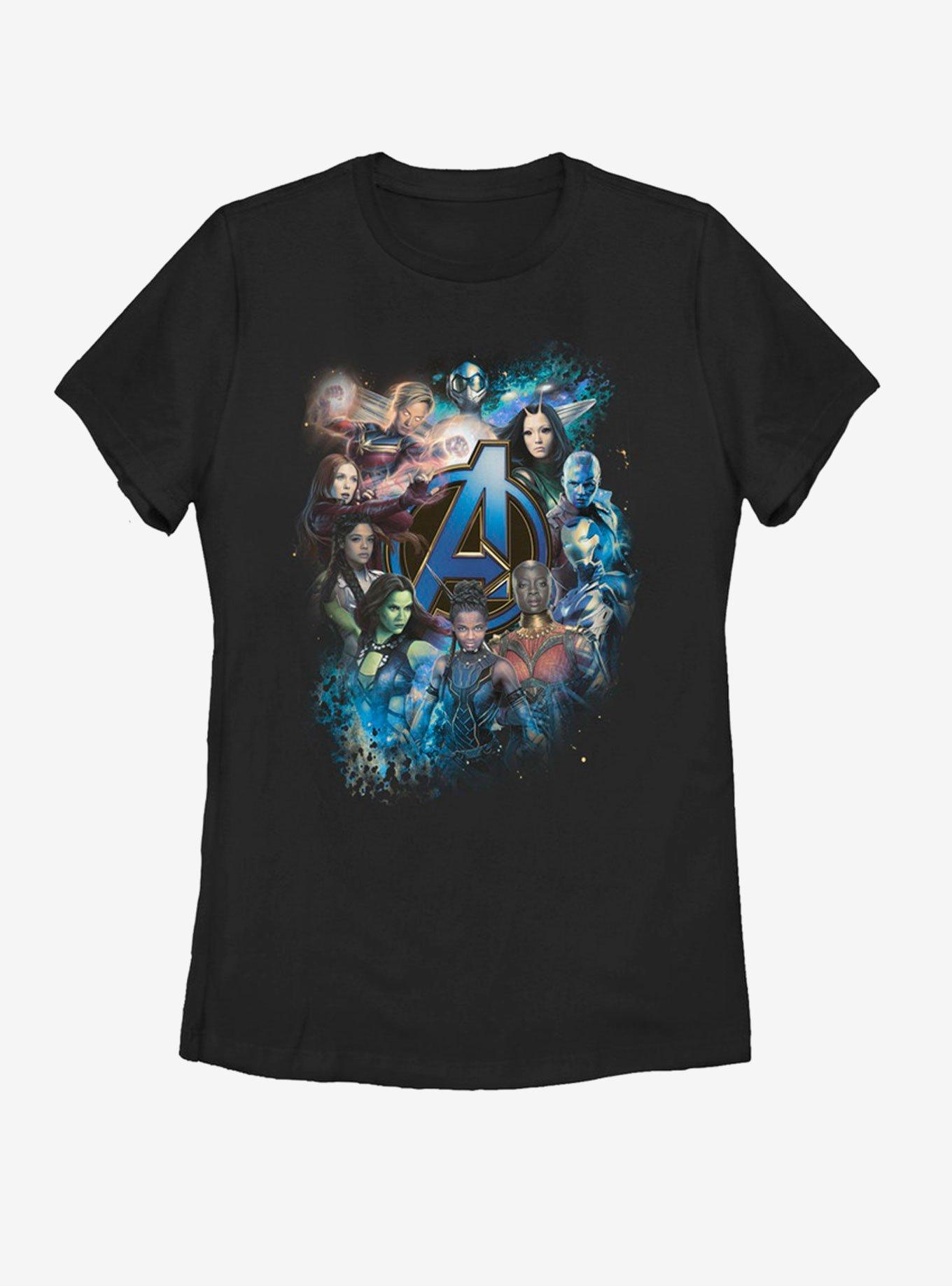 Marvel Avengers: Endgame Women Power Womens T-Shirt, BLACK, hi-res