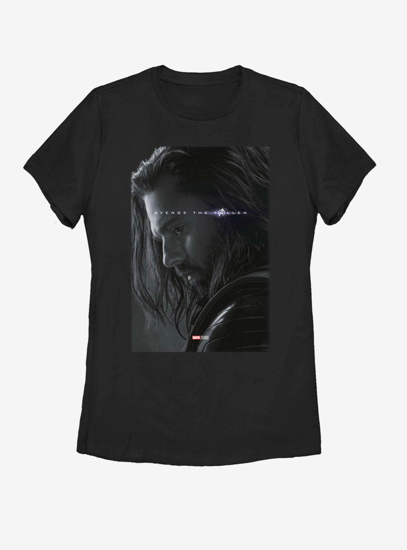 Marvel Avengers: Endgame Avenge Bucky Womens T-Shirt, BLACK, hi-res