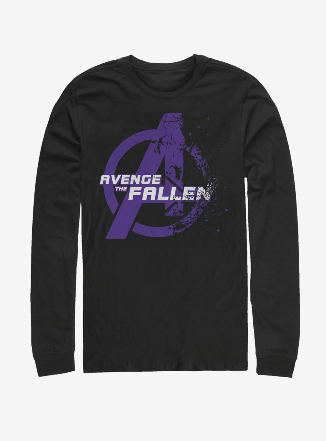 Marvel Avengers: Endgame Avenge Snap Long Sleeve T-Shirt, BLACK, hi-res