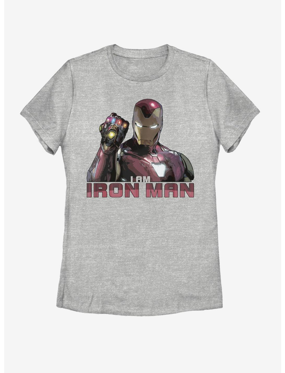 Marvel Avengers: Endgame Iron Man Stones Womens T-Shirt, ATH HTR, hi-res