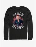 Marvel Avengers: Endgame Black Widow Burst Long Sleeve T-Shirt, BLACK, hi-res