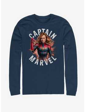 Marvel Avengers: Endgame Cap Marvel Burst Long Sleeve T-Shirt, , hi-res