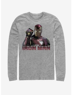 Marvel Avengers: Endgame Iron Man Infinity Stones Long Sleeve T-Shirt, , hi-res