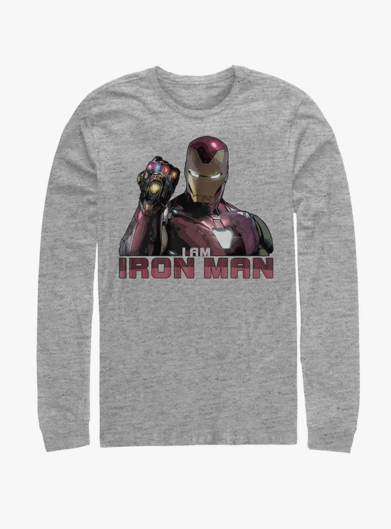 Marvel Avengers: Endgame Iron Man Infinity Stones Long Sleeve T-Shirt, , hi-res