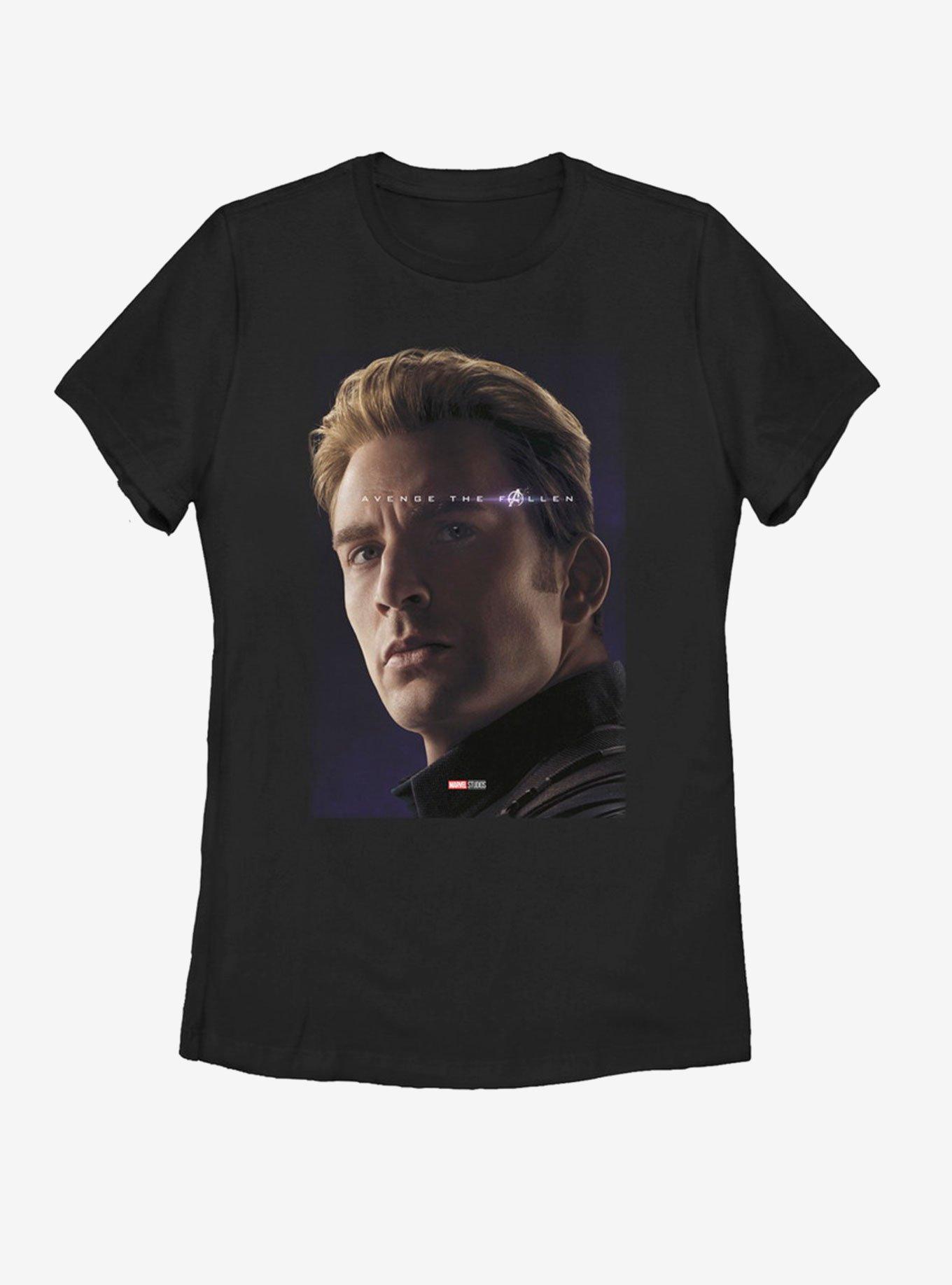 Marvel Avengers: Endgame Cap Avenge Womens T-Shirt, BLACK, hi-res