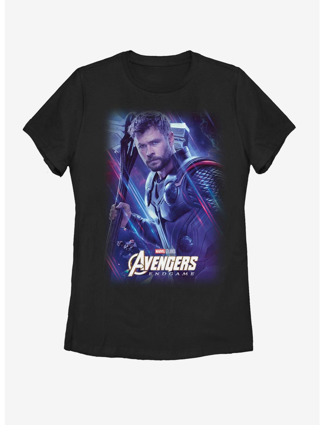 Marvel Avengers: Endgame Space Thor Womens T-Shirt, BLACK, hi-res