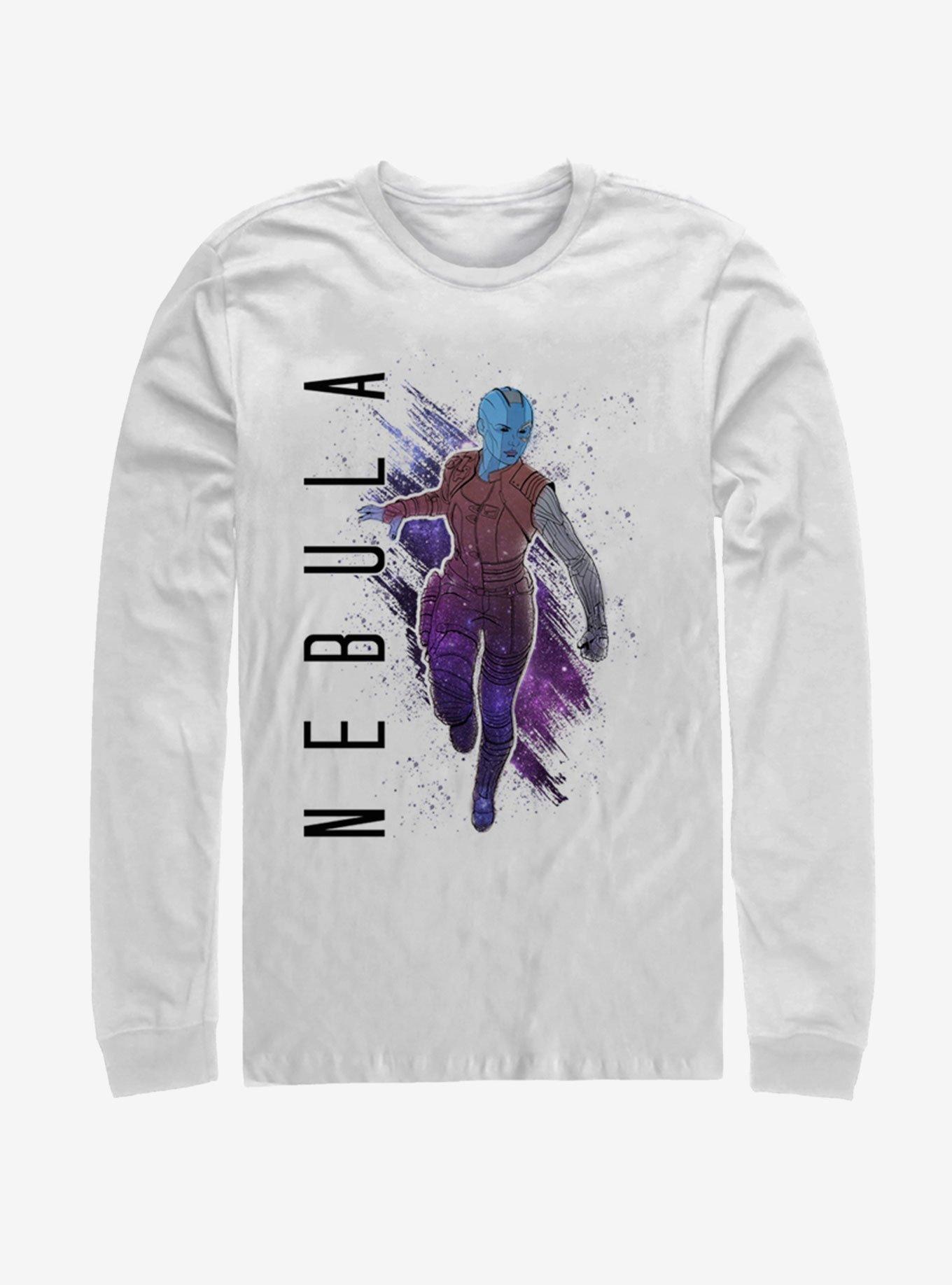 Marvel Avengers: Endgame Nebula Painted Long Sleeve T-Shirt, , hi-res