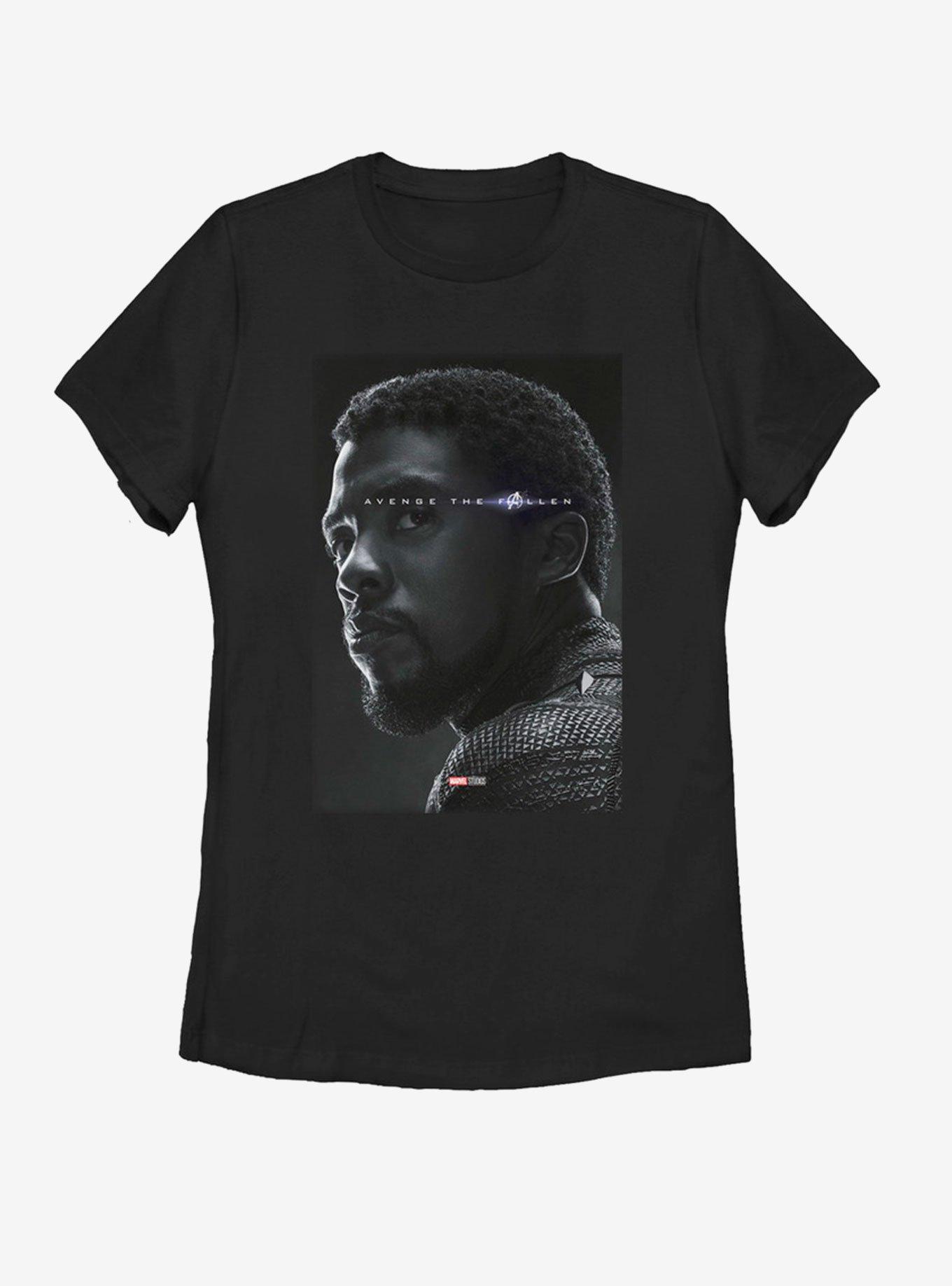 Marvel Avengers: Endgame Avenge Black Panther Womens T-Shirt, BLACK, hi-res