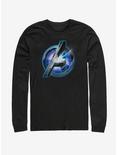 Marvel Avengers: Endgame Tech Logo Long Sleeve T-Shirt, BLACK, hi-res