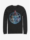 Marvel Avengers: Endgame Trio Sigil Long Sleeve T-Shirt, BLACK, hi-res