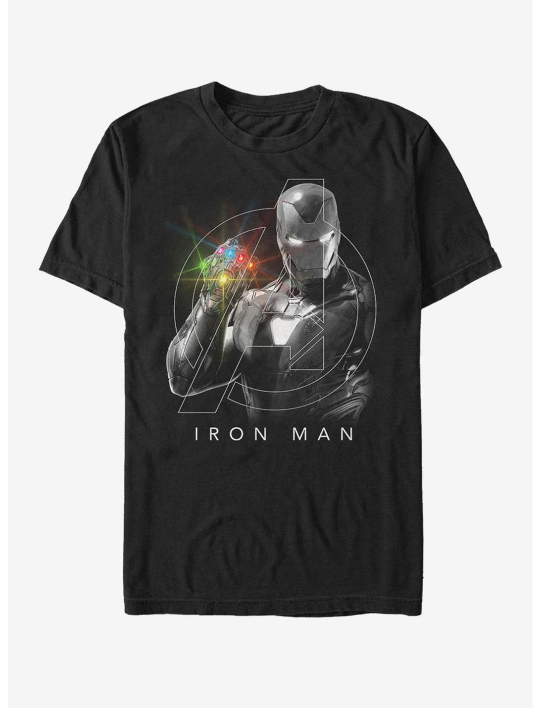 Marvel Avengers: Endgame Iron Man Only One T-Shirt, BLACK, hi-res
