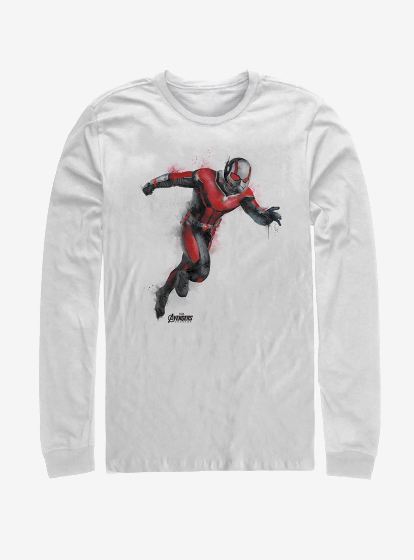 Marvel Avengers: Endgame Ant Paint Long Sleeve T-Shirt, WHITE, hi-res