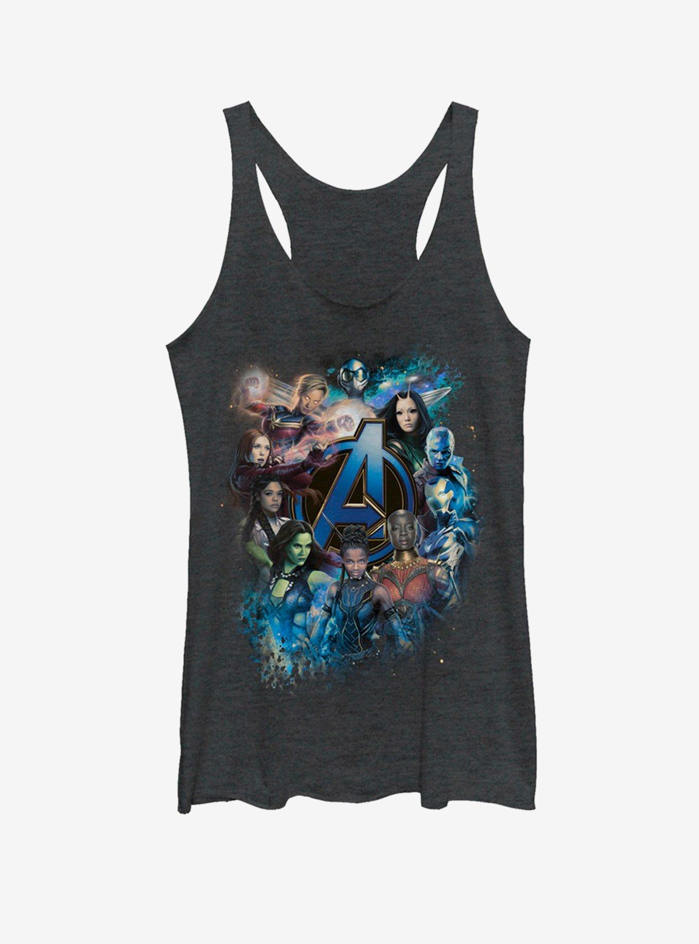 Marvel Avengers: Endgame Women Power Womens Tank Top, BLK HTR, hi-res