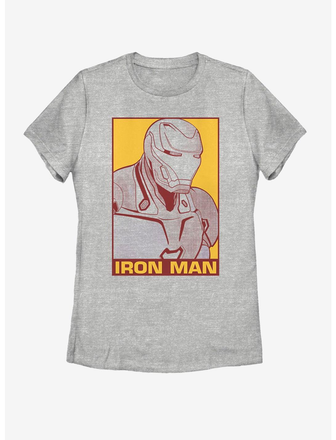 Marvel Avengers: Endgame Pop Iron Man Womens T-Shirt, ATH HTR, hi-res
