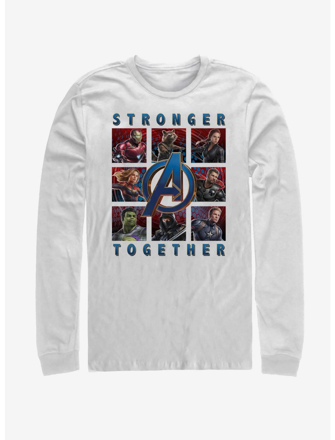 Marvel Avengers: Endgame Boxes Full of Avengers Long Sleeve T-Shirt, WHITE, hi-res