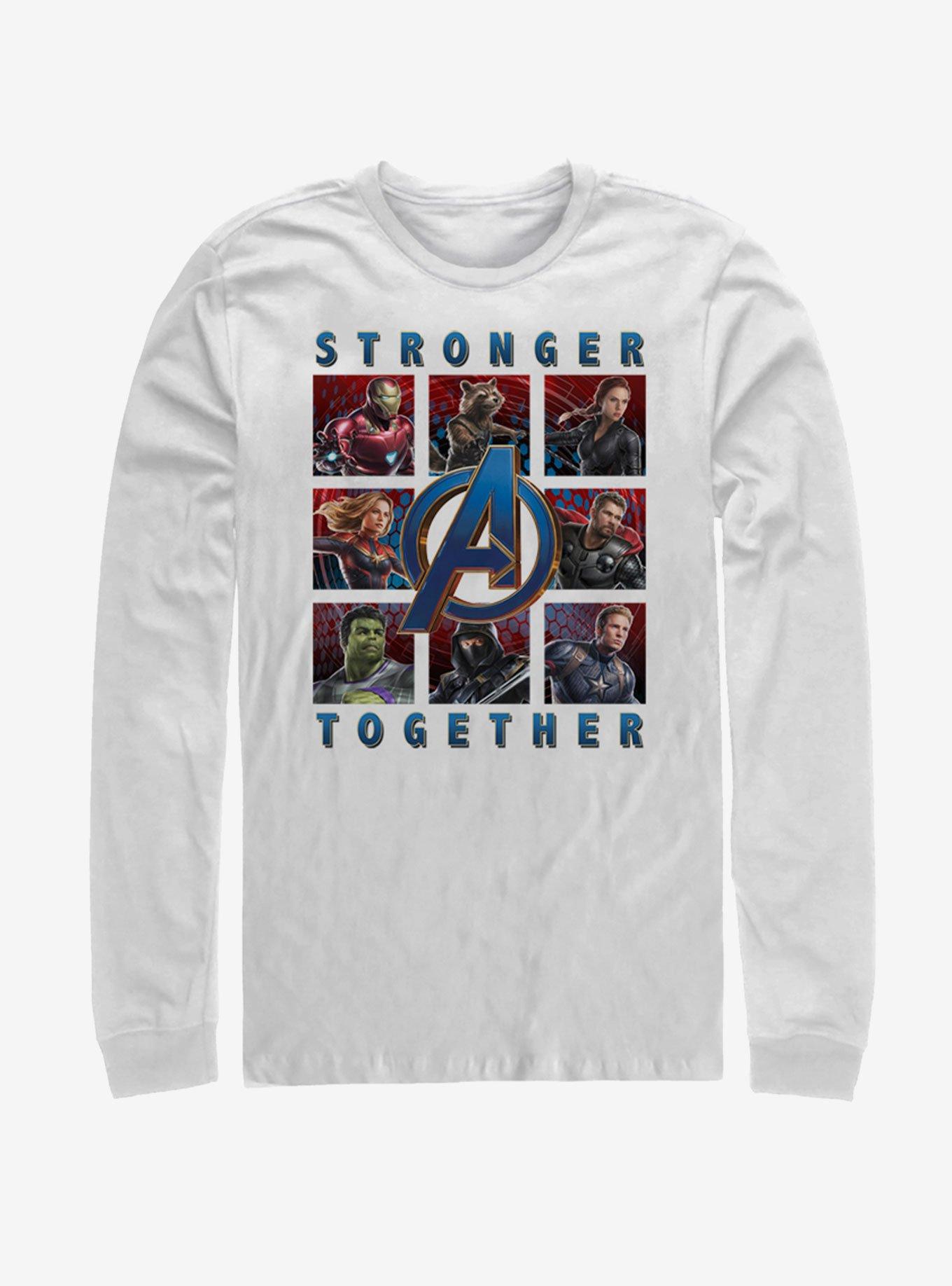 Marvel Avengers: Endgame Boxes Full of Avengers Long Sleeve T-Shirt, WHITE, hi-res