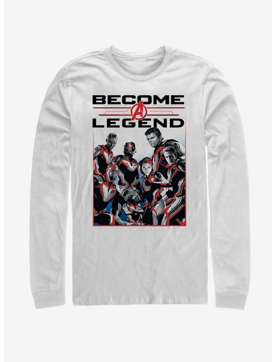 Marvel Avengers: Endgame Legendary Group Long Sleeve T-Shirt, WHITE, hi-res