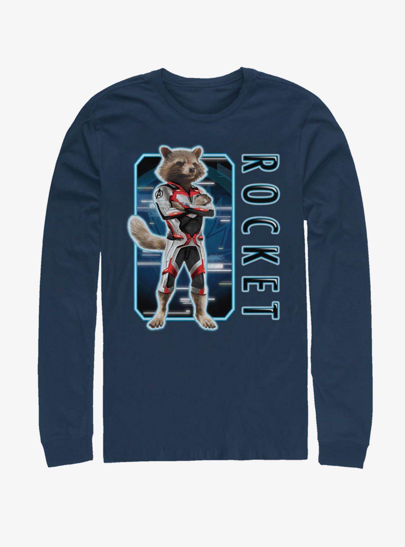 Marvel Avengers: Endgame Rocket Armor Solo Box Long Sleeve T-Shirt, , hi-res