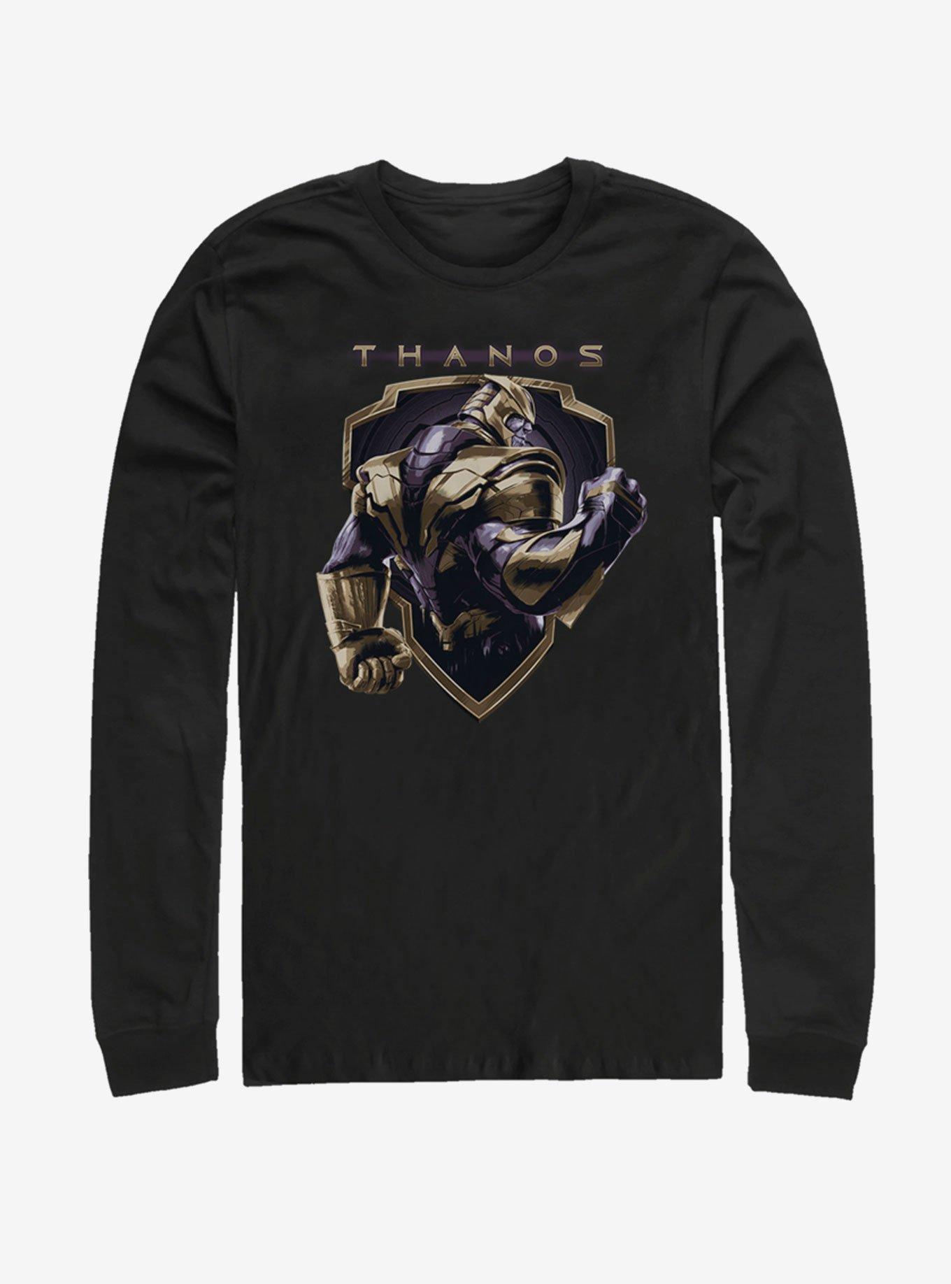 Marvel Avengers: Endgame Thanos Shield Long Sleeve T-Shirt, , hi-res