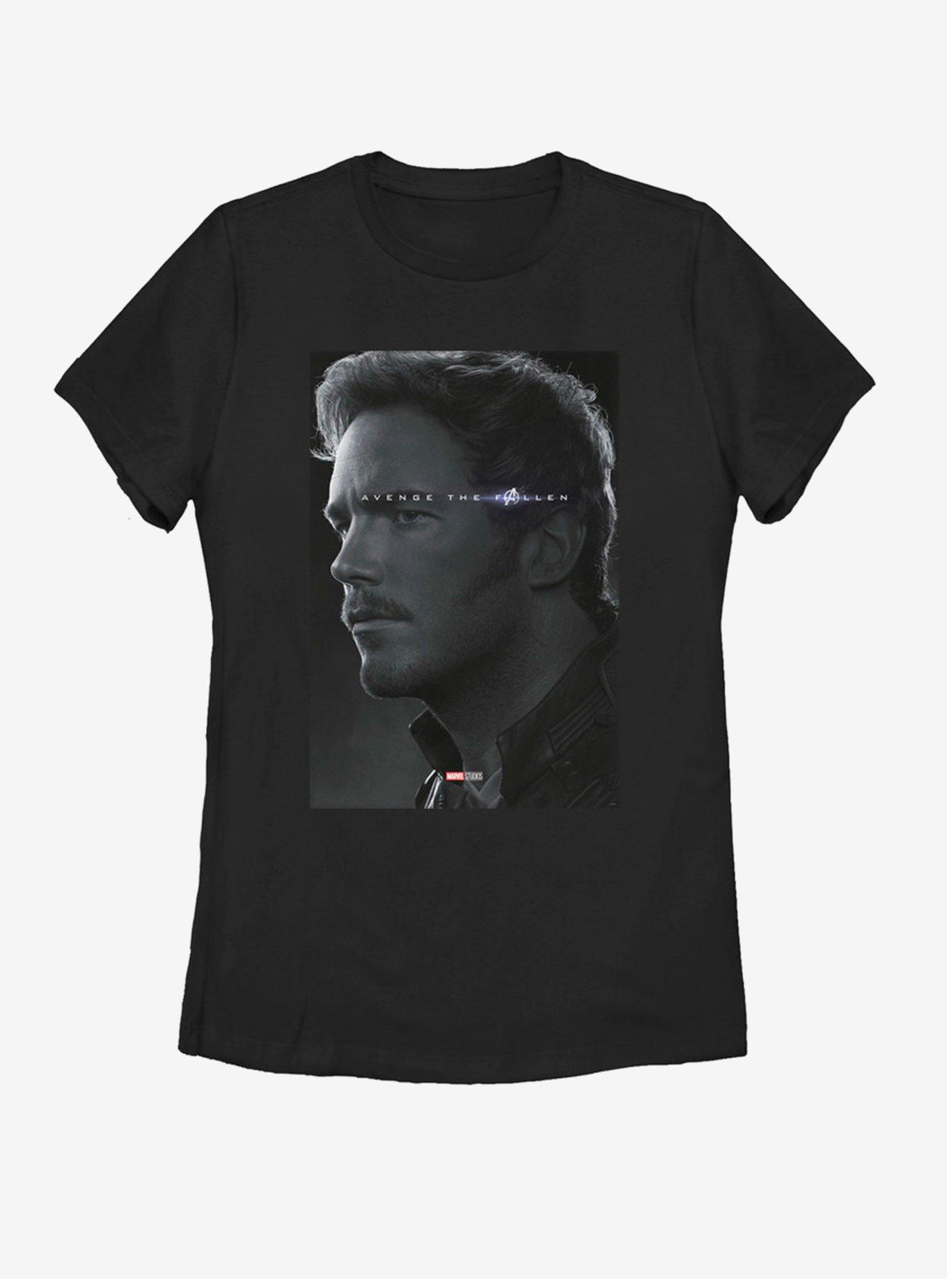 Marvel Avengers: Endgame Avenge Starlord Womens T-Shirt, BLACK, hi-res