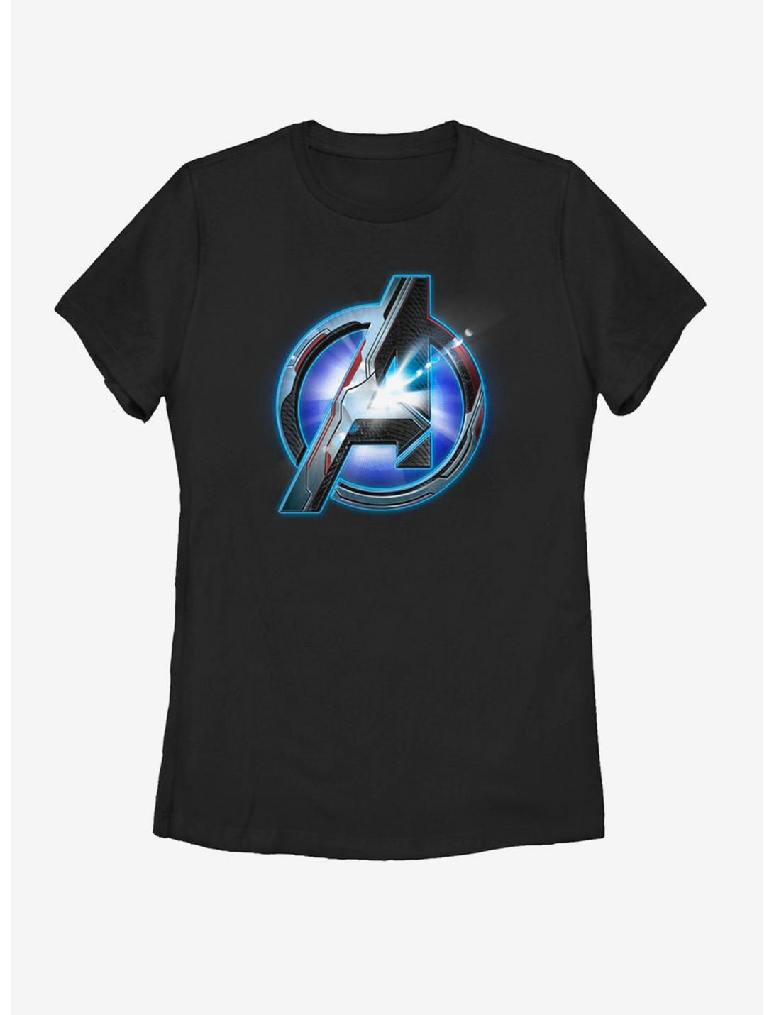 Marvel Avengers: Endgame Tech Logo Womens T-Shirt, BLACK, hi-res