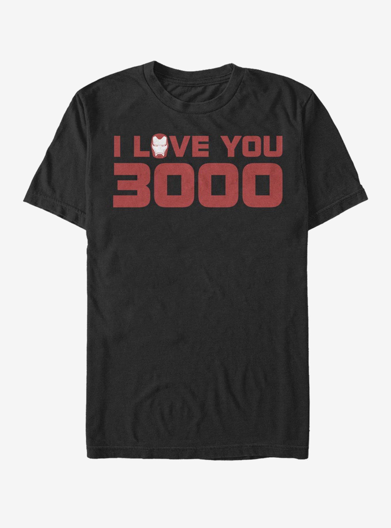 Marvel Avengers: Endgame Iron Man Love 3000 T-Shirt, , hi-res