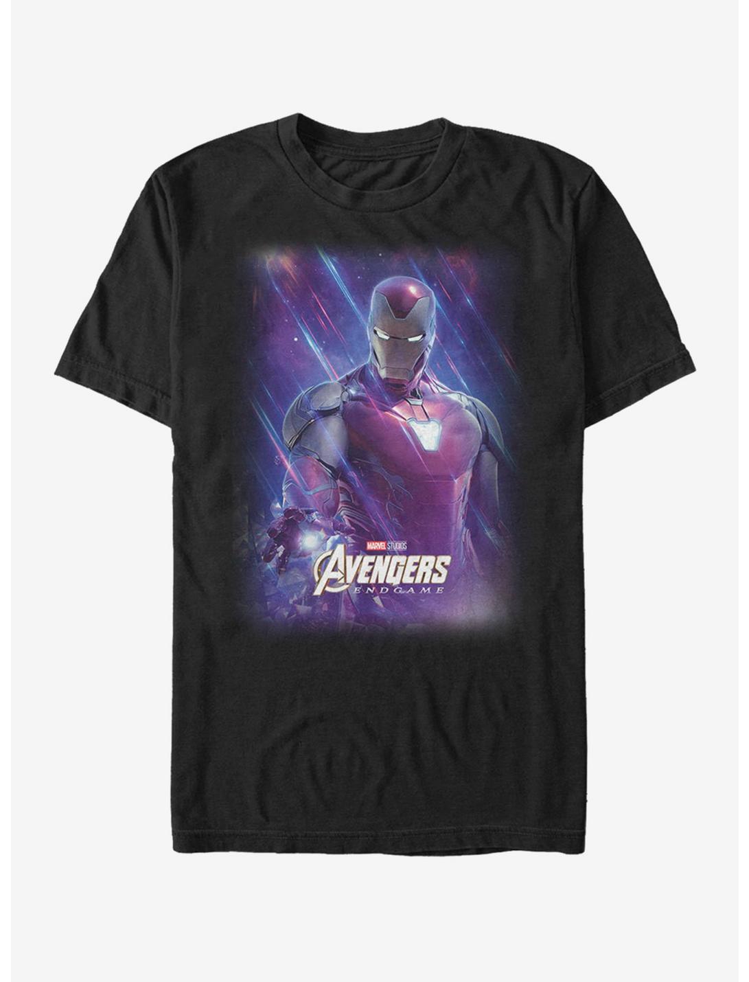 Marvel Avengers: Endgame Space Ironman T-Shirt, BLACK, hi-res