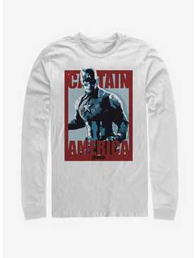 Marvel Avengers: Endgame Captain Poster Long Sleeve T-Shirt, , hi-res