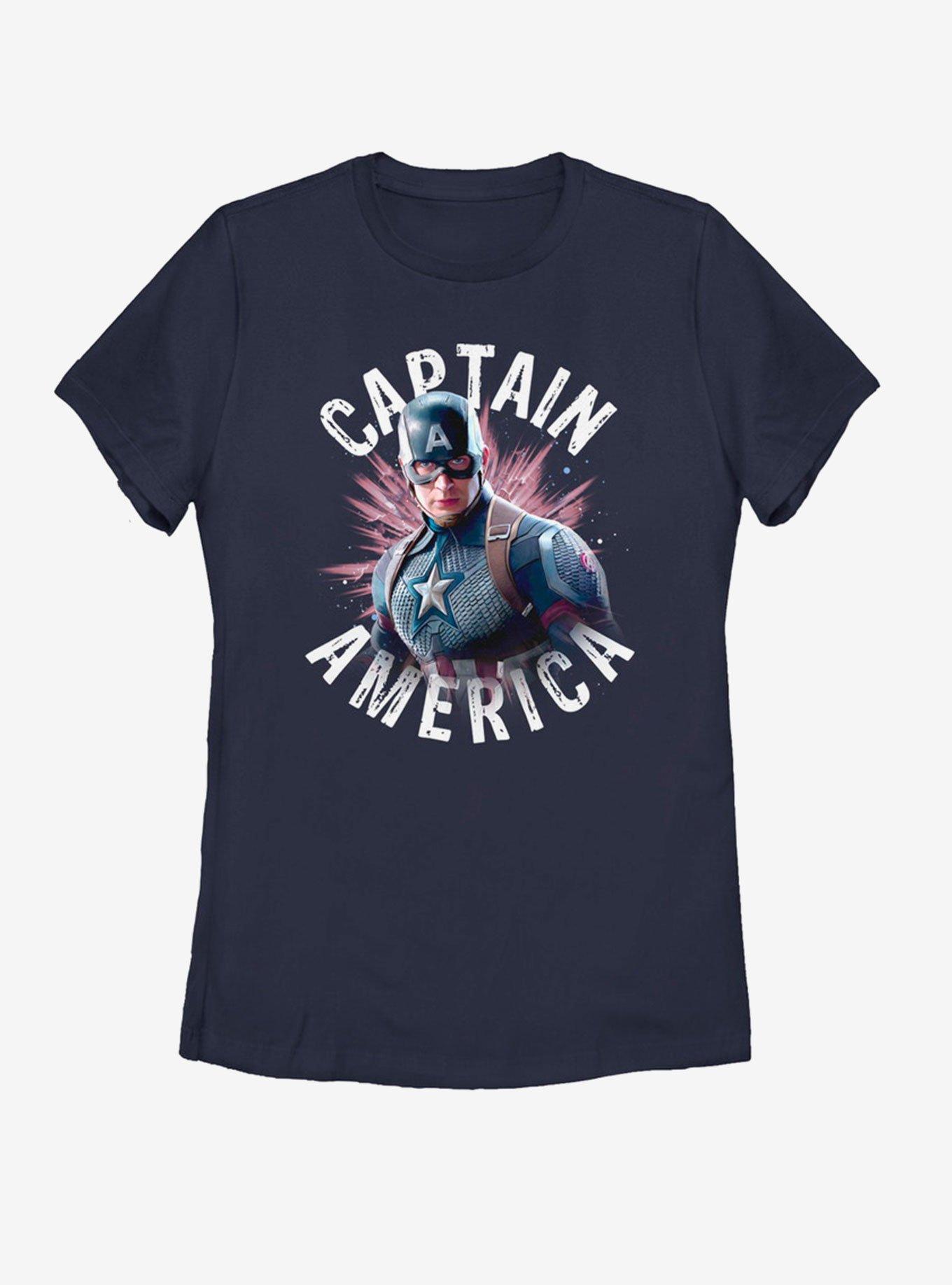 Marvel Avengers: Endgame Cap Burst Womens T-Shirt, , hi-res