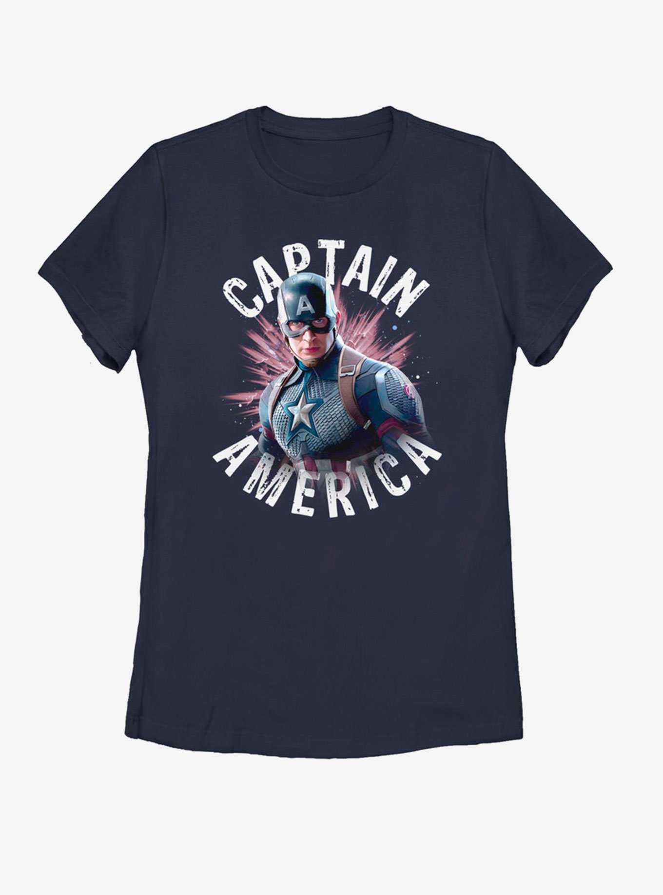 Marvel Avengers: Endgame Cap Burst Womens T-Shirt, , hi-res