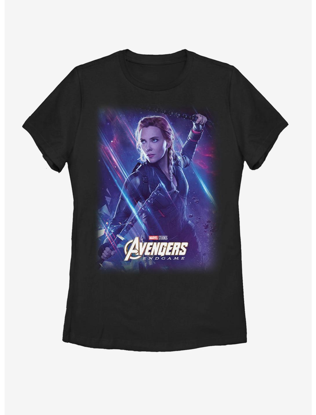 Marvel Avengers: Endgame Space Black Widow Womens T-Shirt, BLACK, hi-res