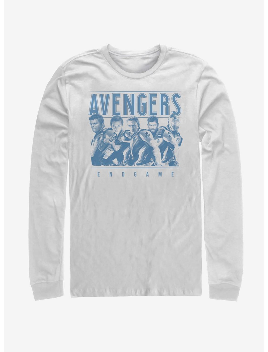 Marvel Avengers: Endgame Avenger Endgame Group Long Sleeve T-Shirt, WHITE, hi-res