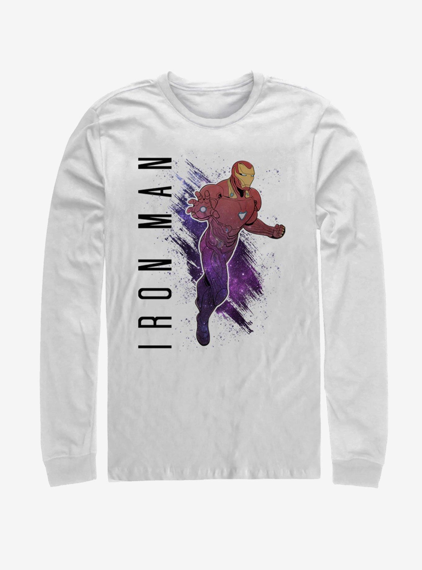 Marvel Avengers: Endgame Iron Man Painted Long Sleeve T-Shirt, , hi-res