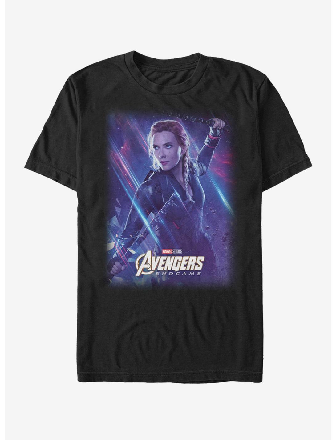 Marvel Avengers: Endgame Space Black Widow T-Shirt, BLACK, hi-res