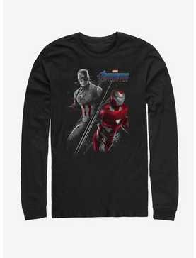 Marvel Avengers: Endgame Cap Ironman Long Sleeve T-Shirt, , hi-res