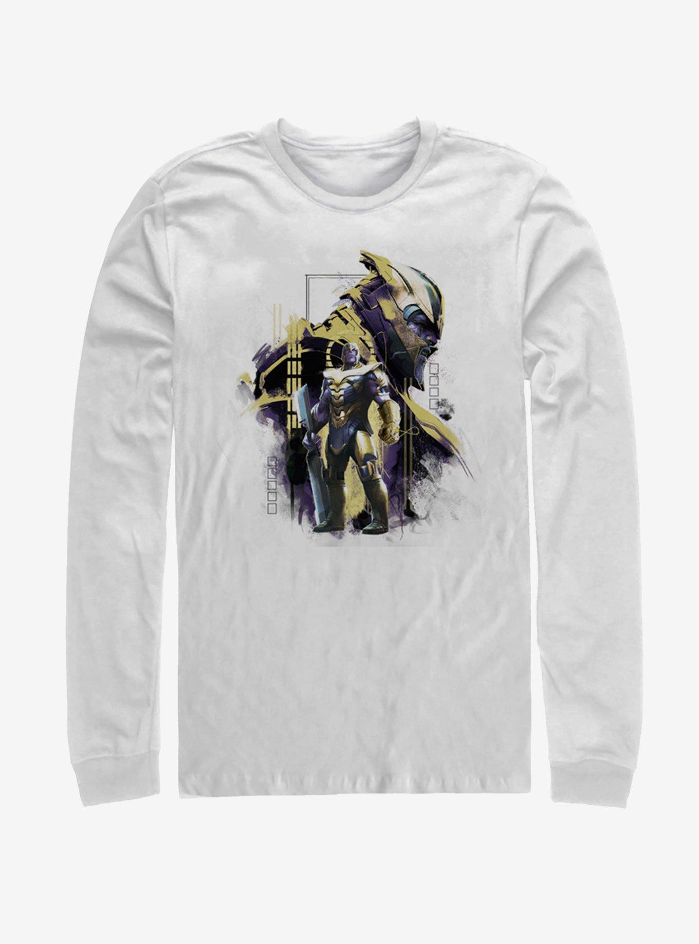 Marvel Avengers: Endgame Titan Frame Long Sleeve T-Shirt, WHITE, hi-res