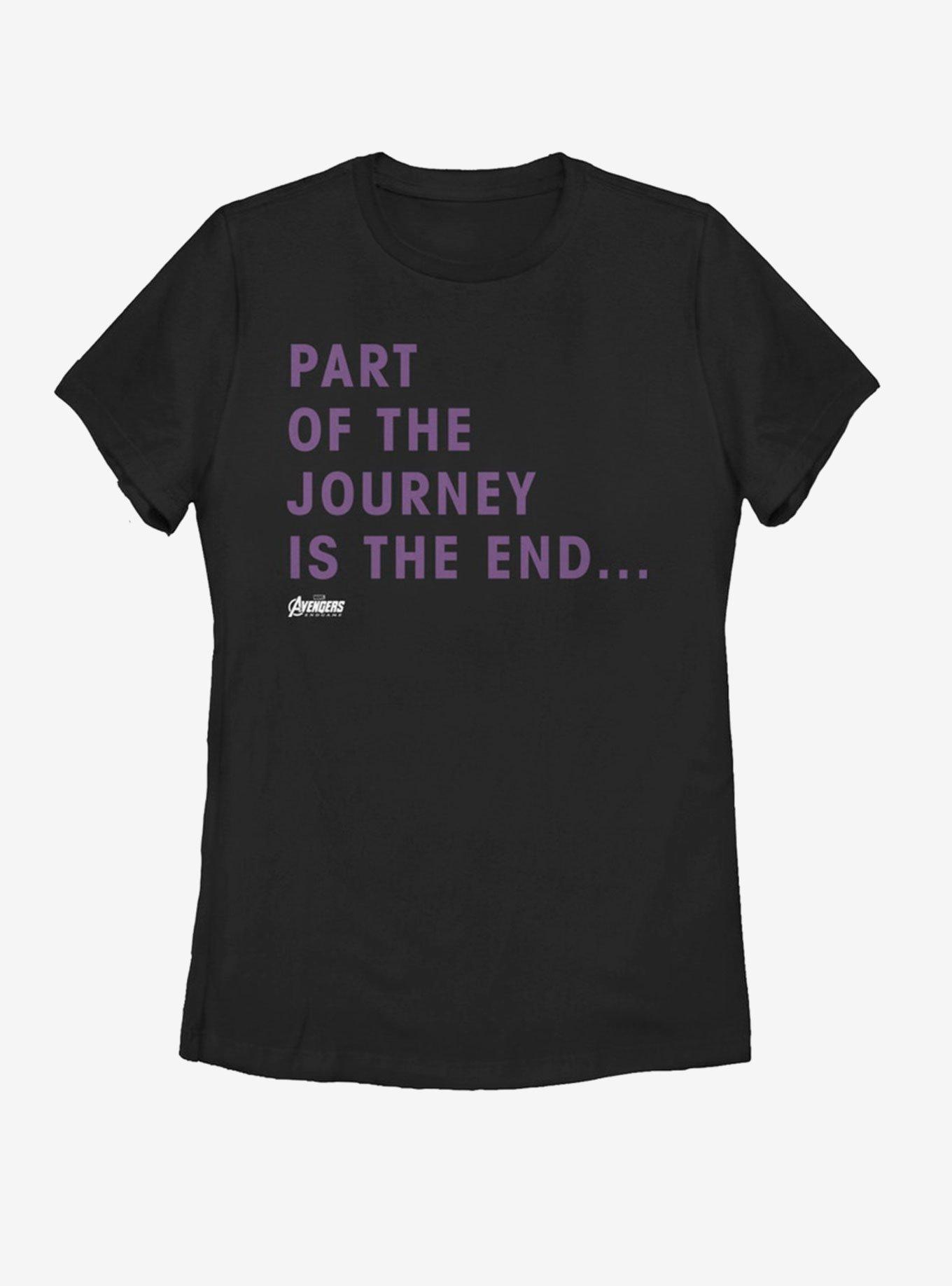 Marvel Avengers: Endgame Journey Ending Womens T-Shirt, BLACK, hi-res