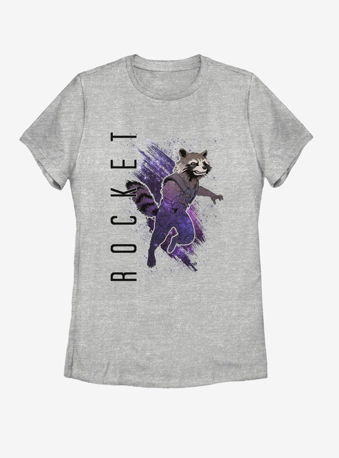 Marvel Avengers: Endgame Rocket Painted Womens T-Shirt, , hi-res