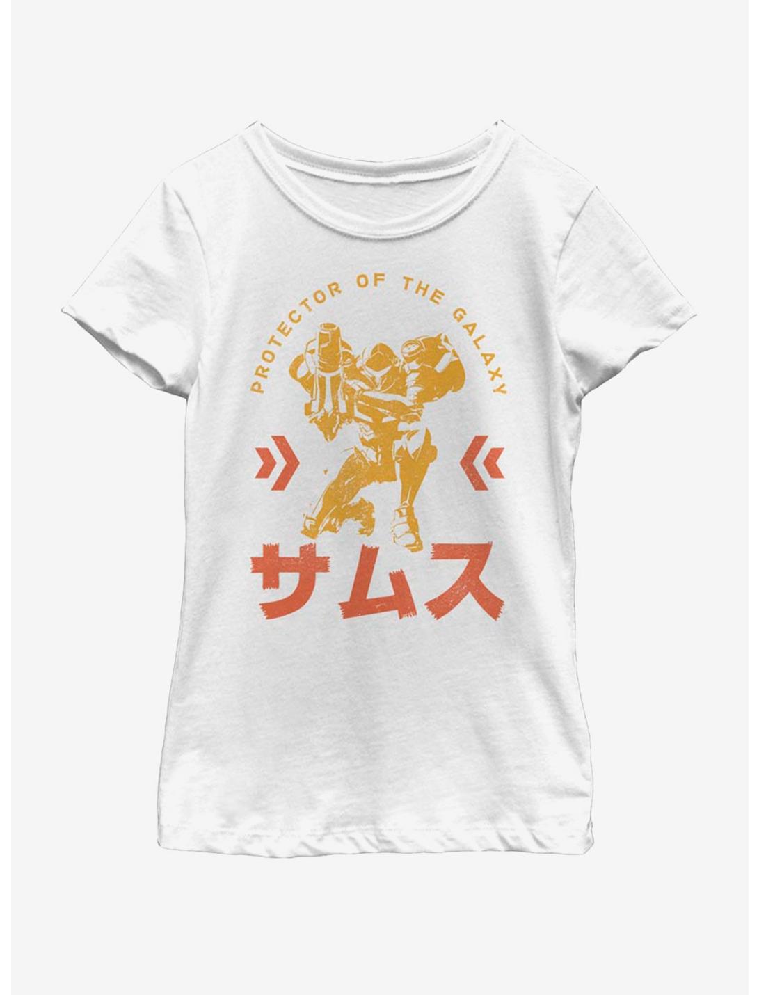 Nintendo Protector Of The Galaxy Youth Girls T-Shirt, WHITE, hi-res