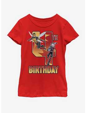 Marvel Antman Wasp Ant 4th Bday Youth Girls T-Shirt, , hi-res