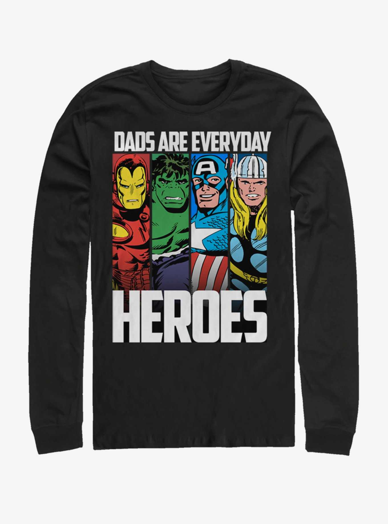 Marvel Everyday Hero Dad Long Sleeve T-Shirt, , hi-res