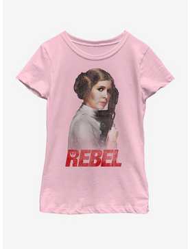 Star Wars Leia Rebel Youth Girls T-Shirt, , hi-res