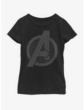 Marvel Avengers: Endgame Endgame Grayscale Logo Youth Girls T-Shirt, , hi-res