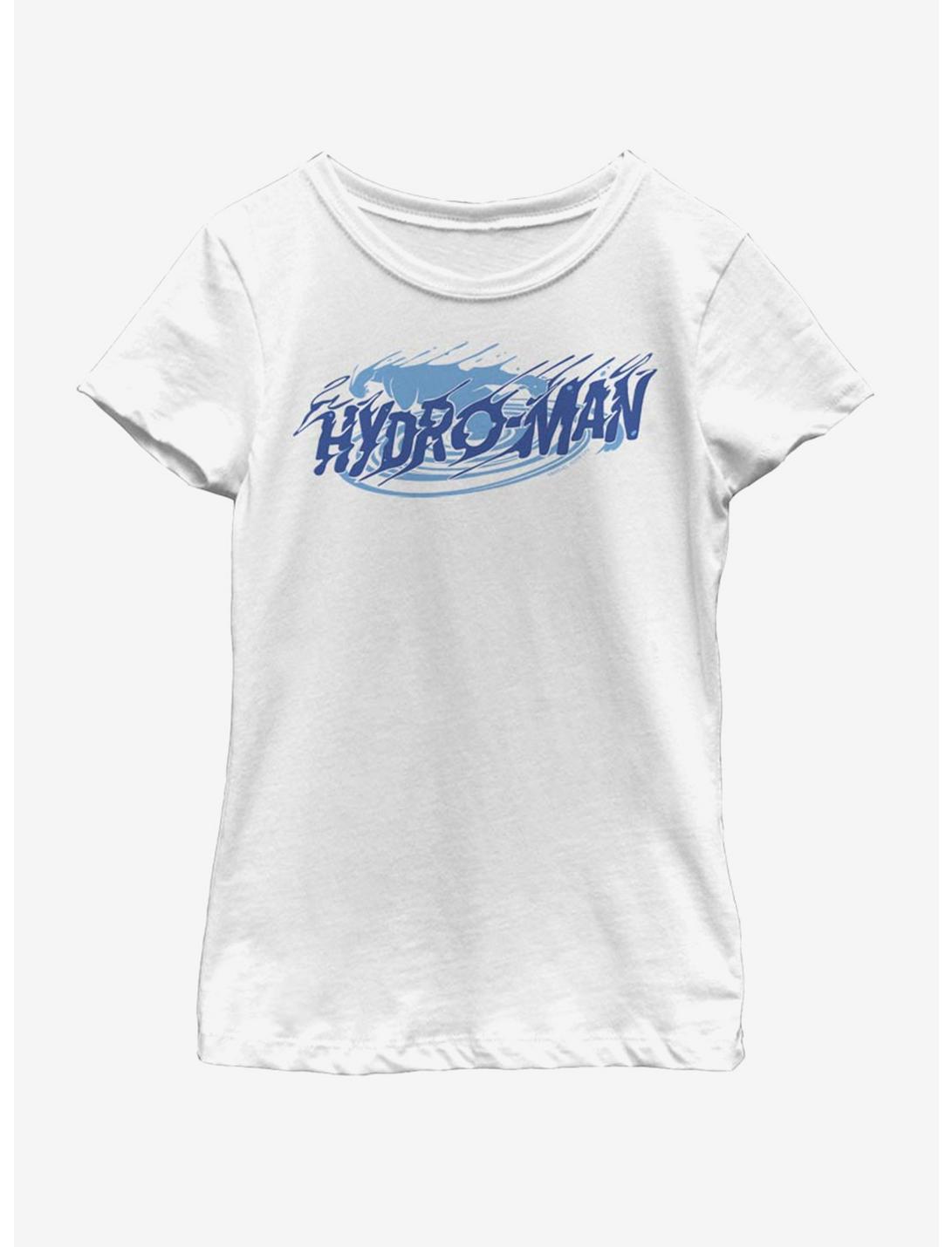 Marvel Spiderman Far From Home Hydro-Man Whirlpool Youth Girls T-Shirt, WHITE, hi-res