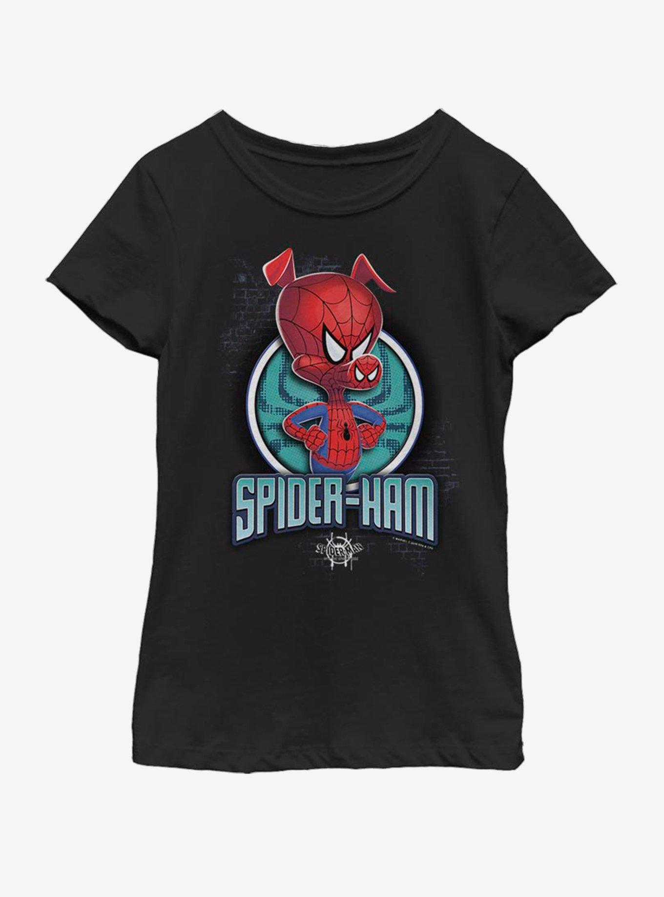 Marvel Spiderman Spider Ham Youth Girls T-Shirt, , hi-res