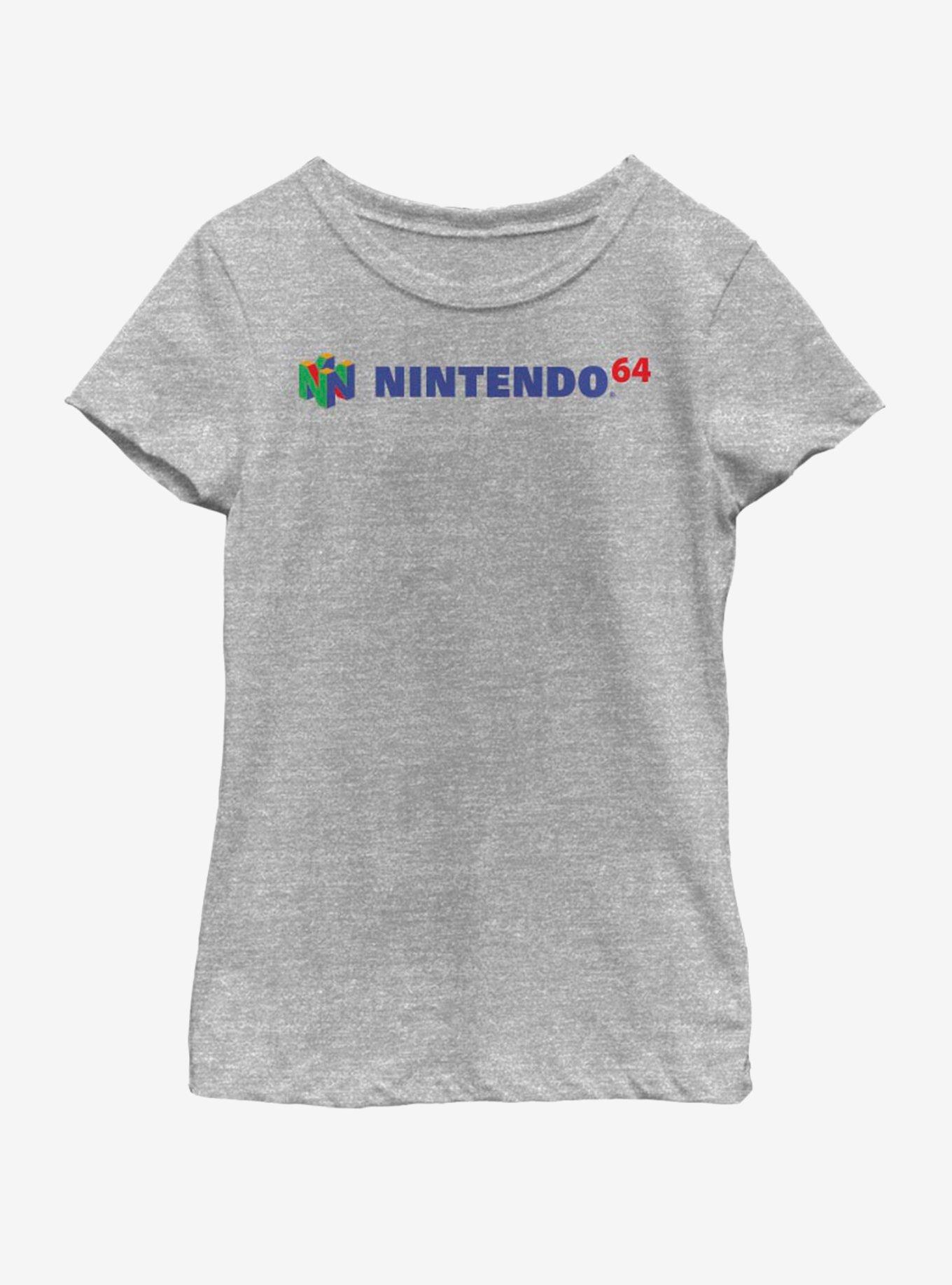 Nintendo Full N64 Logo Youth Girls T-Shirt, , hi-res